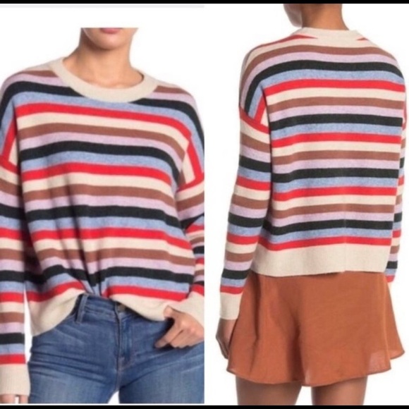 Madewell Striped James Pullover Sweater S - Picture 2 of 9